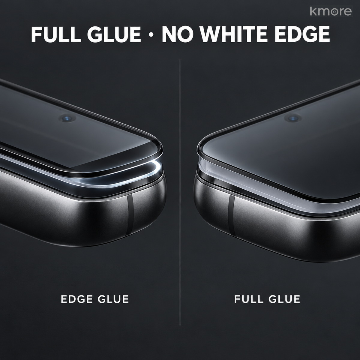 真·全胶贴合,杜绝白边彩虹纹 full glue adhesion no white edge for Huawei Mate 70 Pro tempered glass film