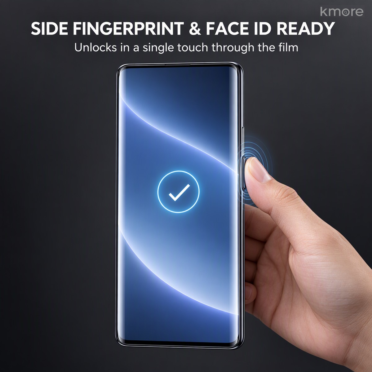 侧边指纹与 3D 人脸识别照常秒解 side fingerprint and face id unlock with film on Huawei Mate X6