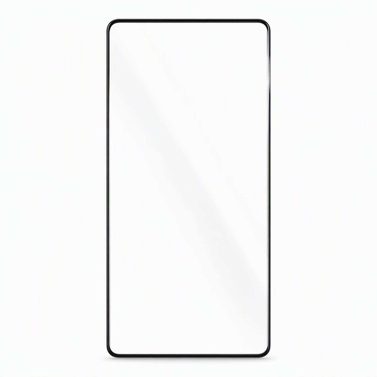 Huawei Mate X6 outer screen tempered glass film - front view on white