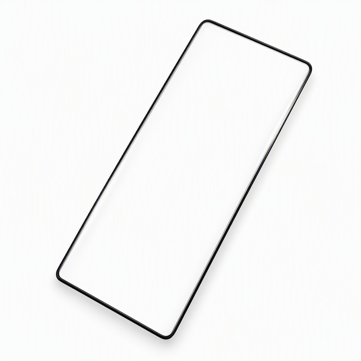 Huawei Mate X6 outer screen full glue glass film - tilted view on white