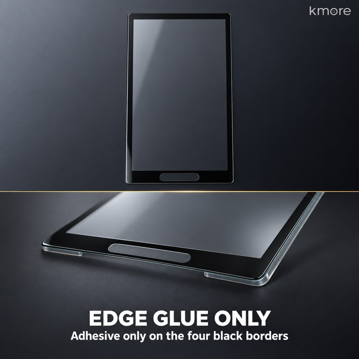 Edge structure of the Insta360 X5 curved glass film edge glue structure of the curved tempered glass film for Insta360 X5 screen