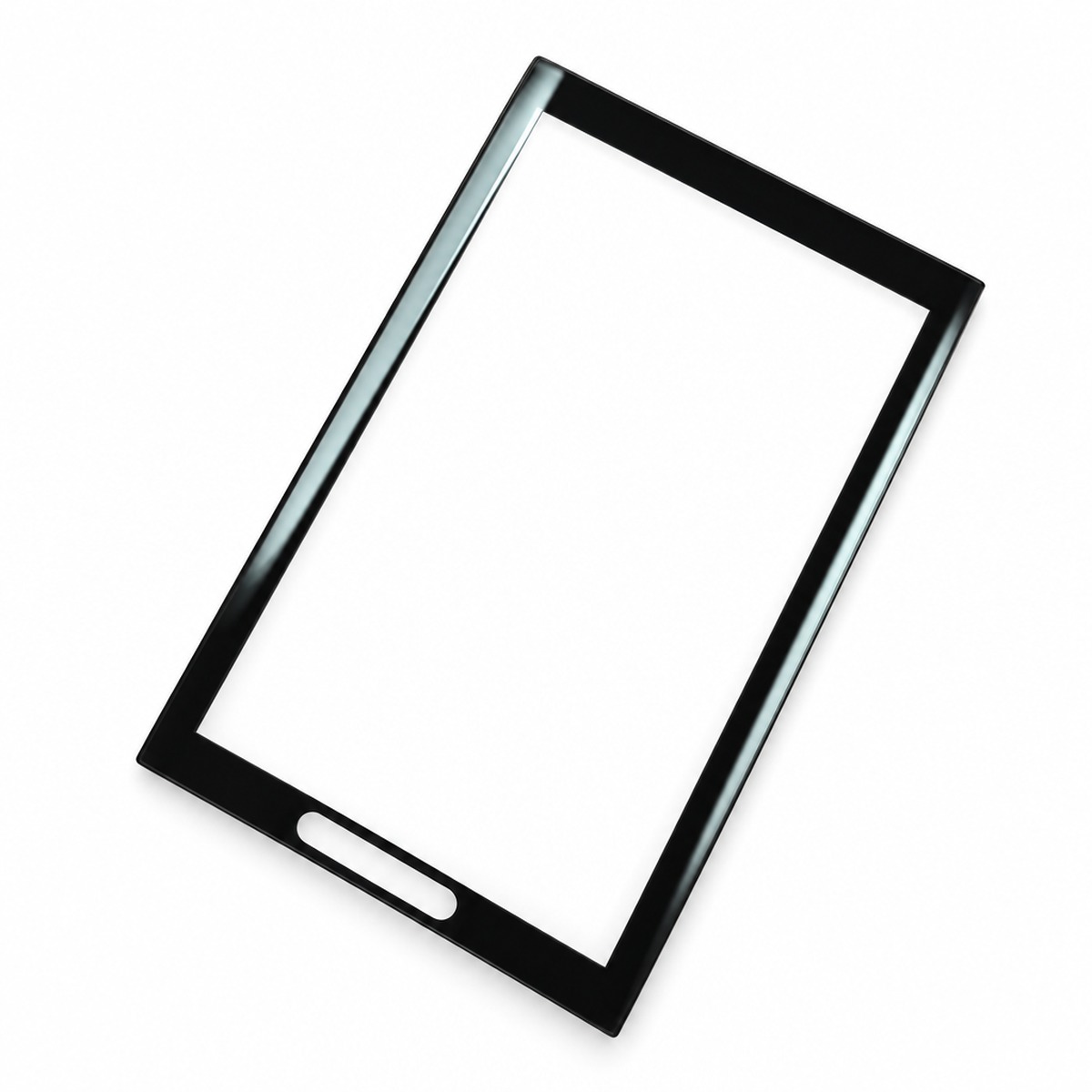 Insta360 X5 tempered glass screen film tilted on white background