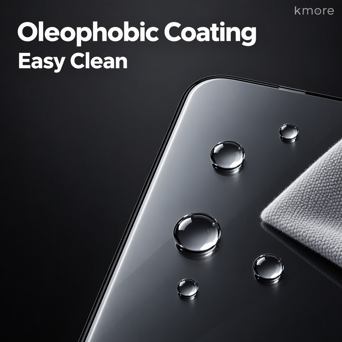 Oleophobic coating easy clean electroplated oleophobic coating water and oil repellent on anti blue light phone film