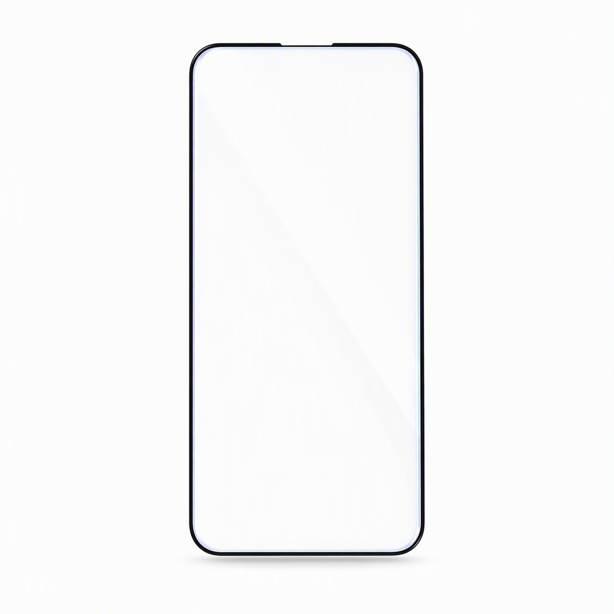 kmore anti blue light silk print tempered glass film front view on white background