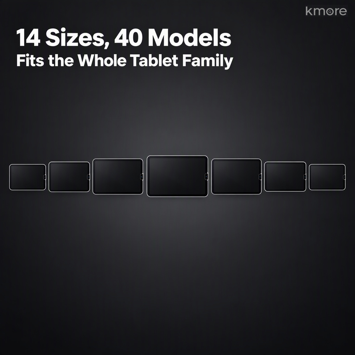 按机型精准开模,全系覆盖 fits the whole ipad family pro air mini and ipad with 360 privacy film